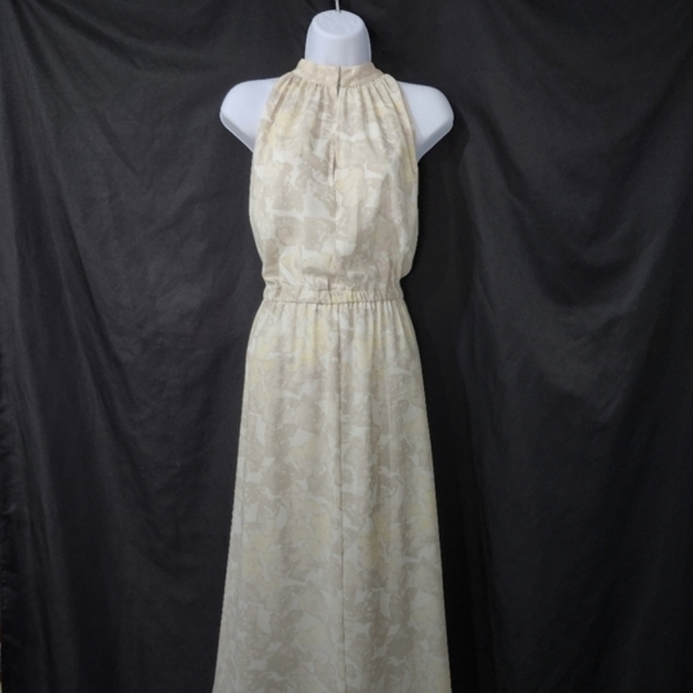 Prologue Cream Halter Maxi Dress